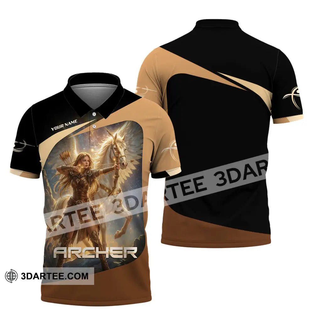 Unisex Shirt - Custom Archer 3D Shirt Polo Shirt / S T-shirt