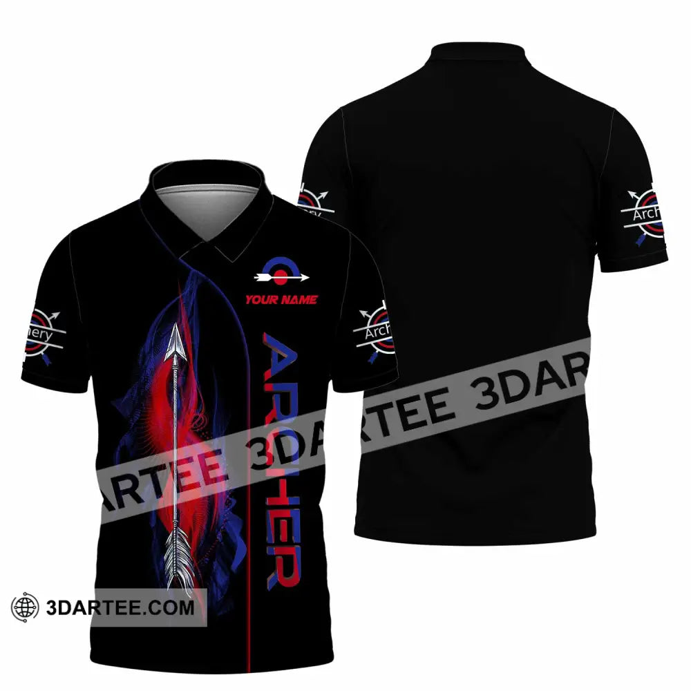 Unisex Shirt - Custom Archer 3D Shirt Polo Shirt / S T-shirt