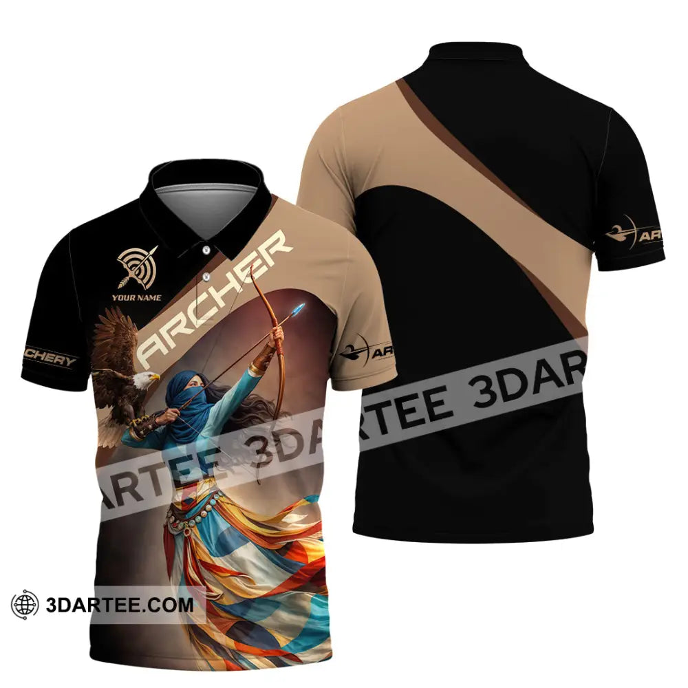 Unisex Shirt - Custom Archer 3D Shirt Polo Shirt / S T-shirt