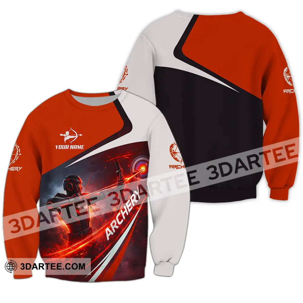 Unisex Shirt - Custom Archery 3D Shirt - Long Sleeve / S - T-shirt