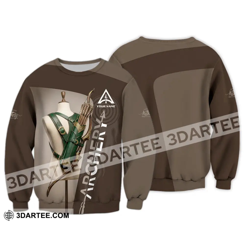 Unisex Shirt - Custom Archery 3D Shirt Long Sleeve / S T-shirt