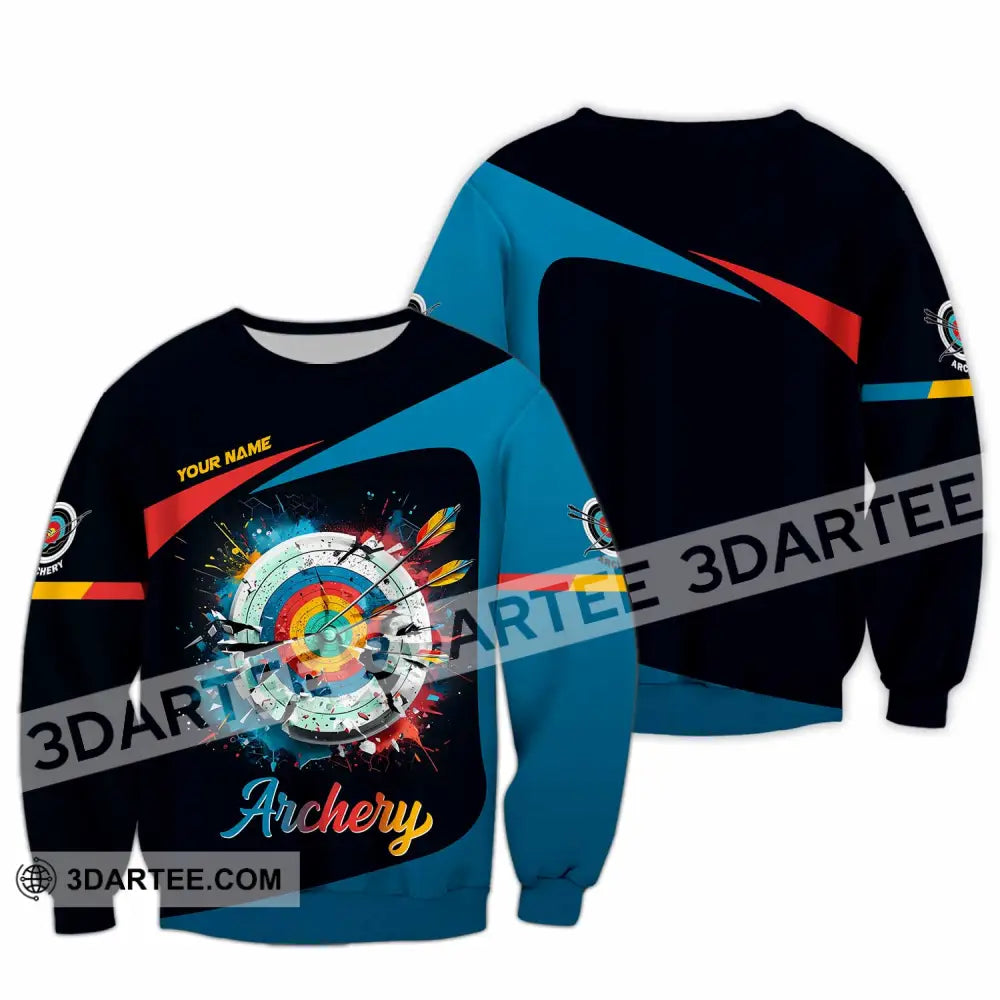 Unisex Shirt - Custom Archery 3D Shirt Long Sleeve / S T-shirt