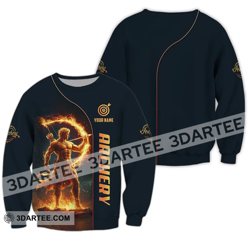 Unisex Shirt - Custom Archery 3D Shirt Long Sleeve / S T-shirt