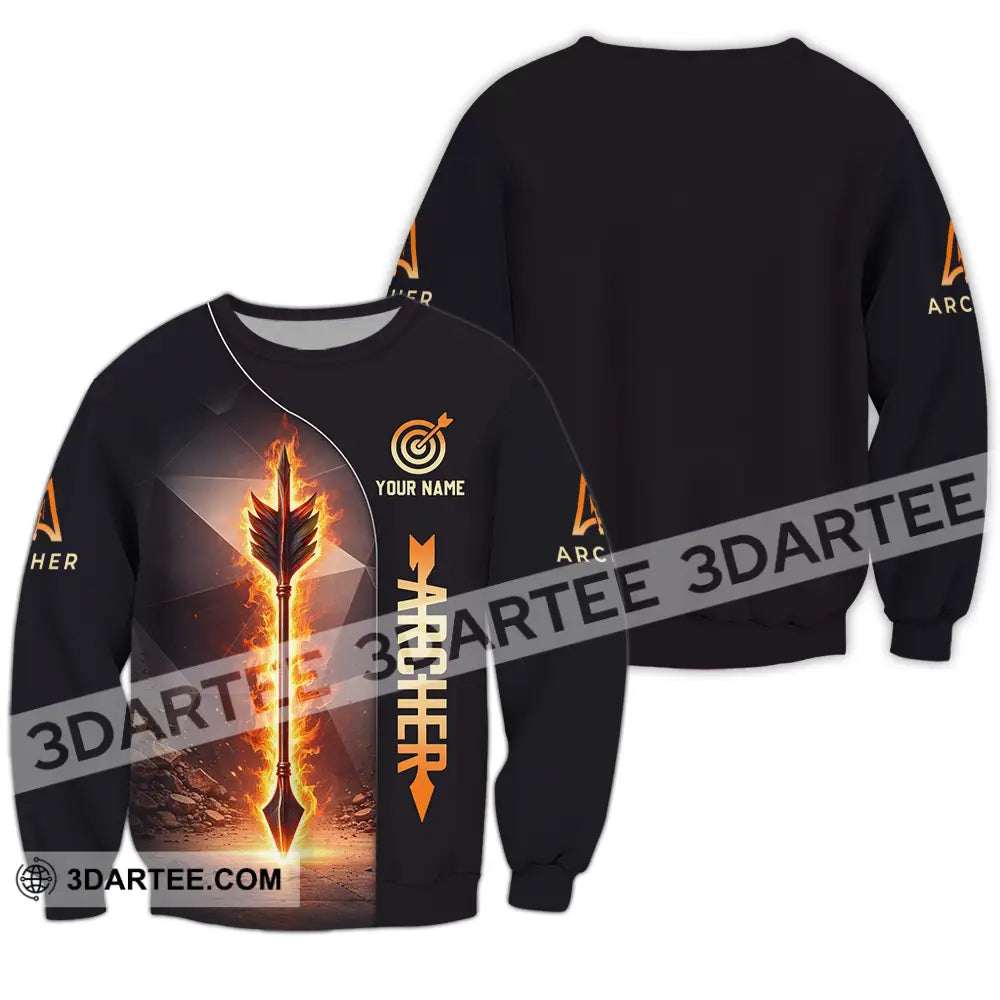 Unisex Shirt - Custom Archery 3D Shirt Long Sleeve / S T-shirt