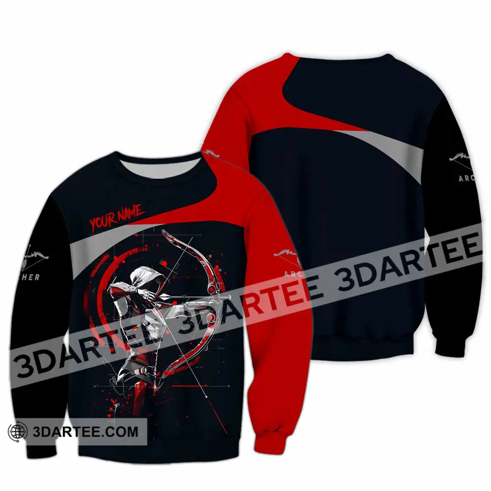 Unisex Shirt - Custom Archery 3D Shirt Long Sleeve / S T-shirt