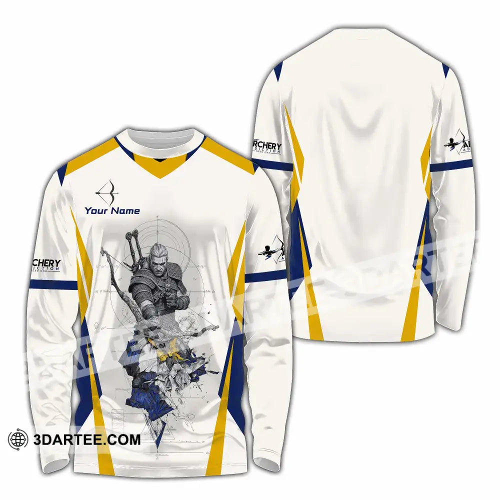 Unisex Shirt - Custom Archery 3D Shirt Long Sleeve Shirt / S T-shirt