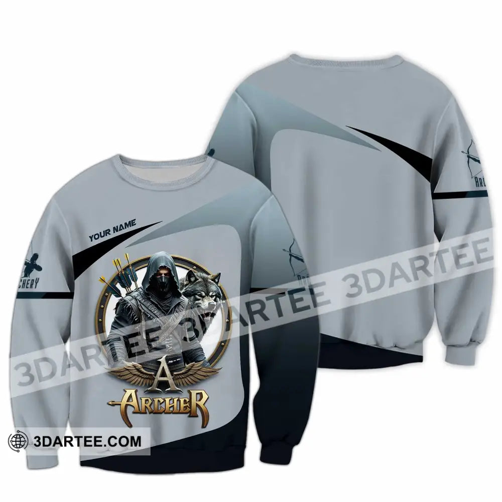 Unisex Shirt - Custom Archery 3D Shirt Long Sleeve / S T-shirt