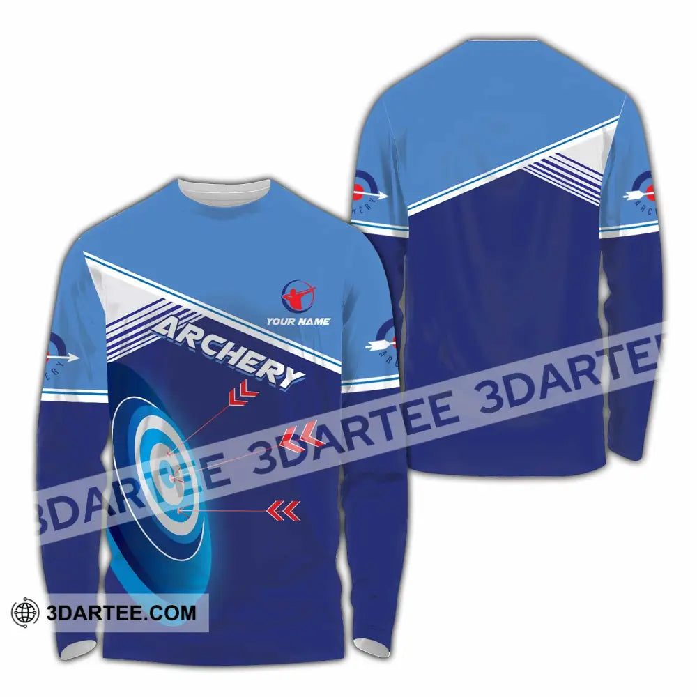 Unisex Shirt - Custom Archery 3D Shirt Long Sleeve Shirt / S T-shirt