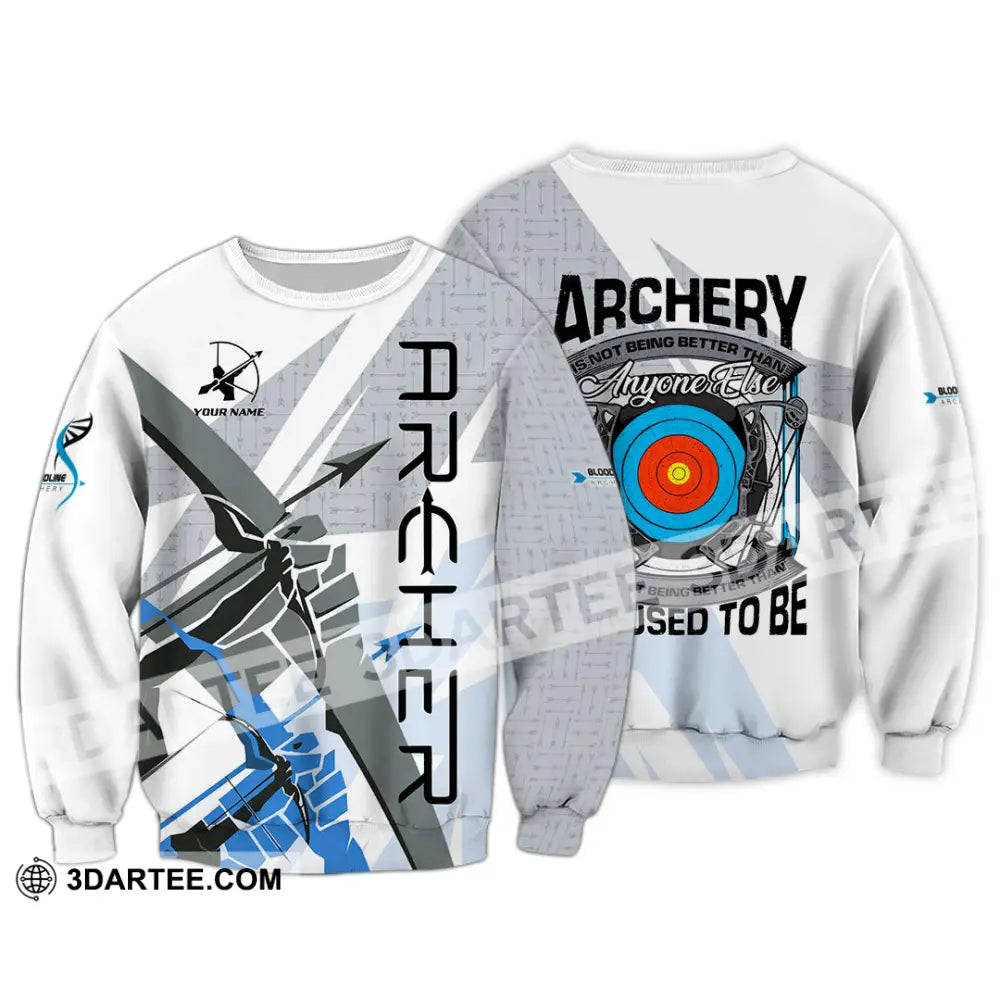 Unisex Shirt - Custom Archery 3D Shirt Long Sleeve / S T-shirt