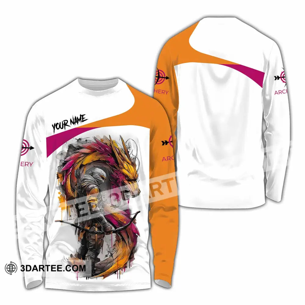 Unisex Shirt - Custom Archery 3D Shirt Long Sleeve Shirt / S T-shirt