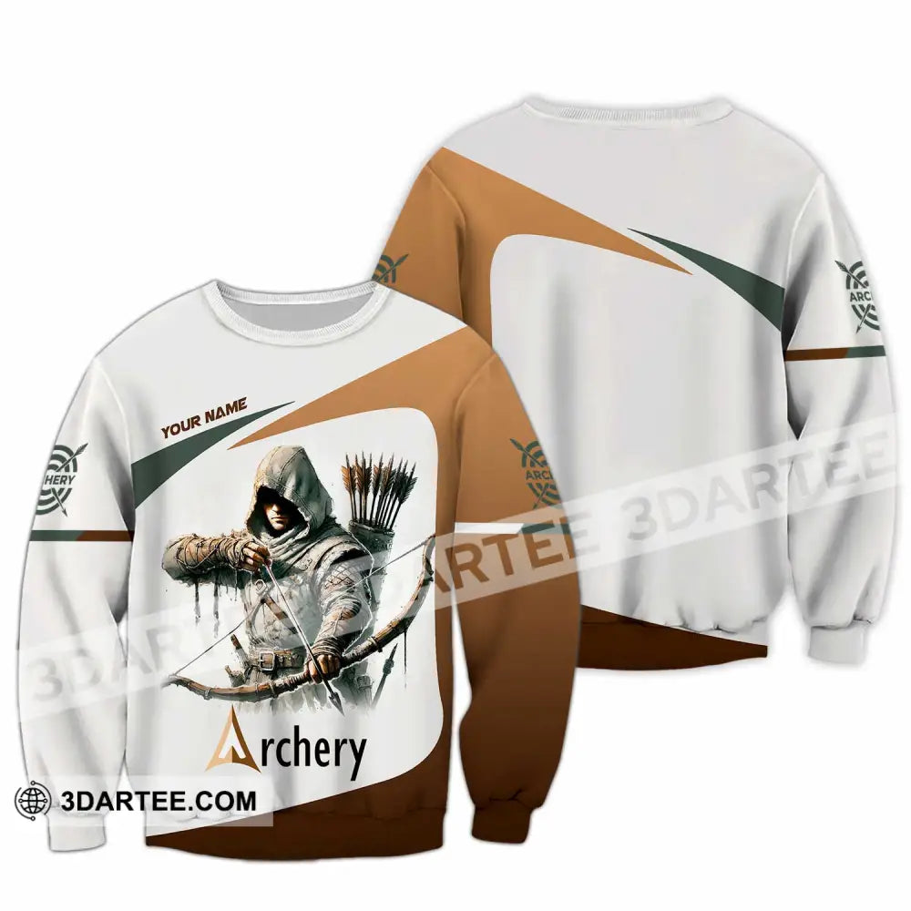 Unisex Shirt - Custom Archery 3D Shirt Long Sleeve / S T-shirt