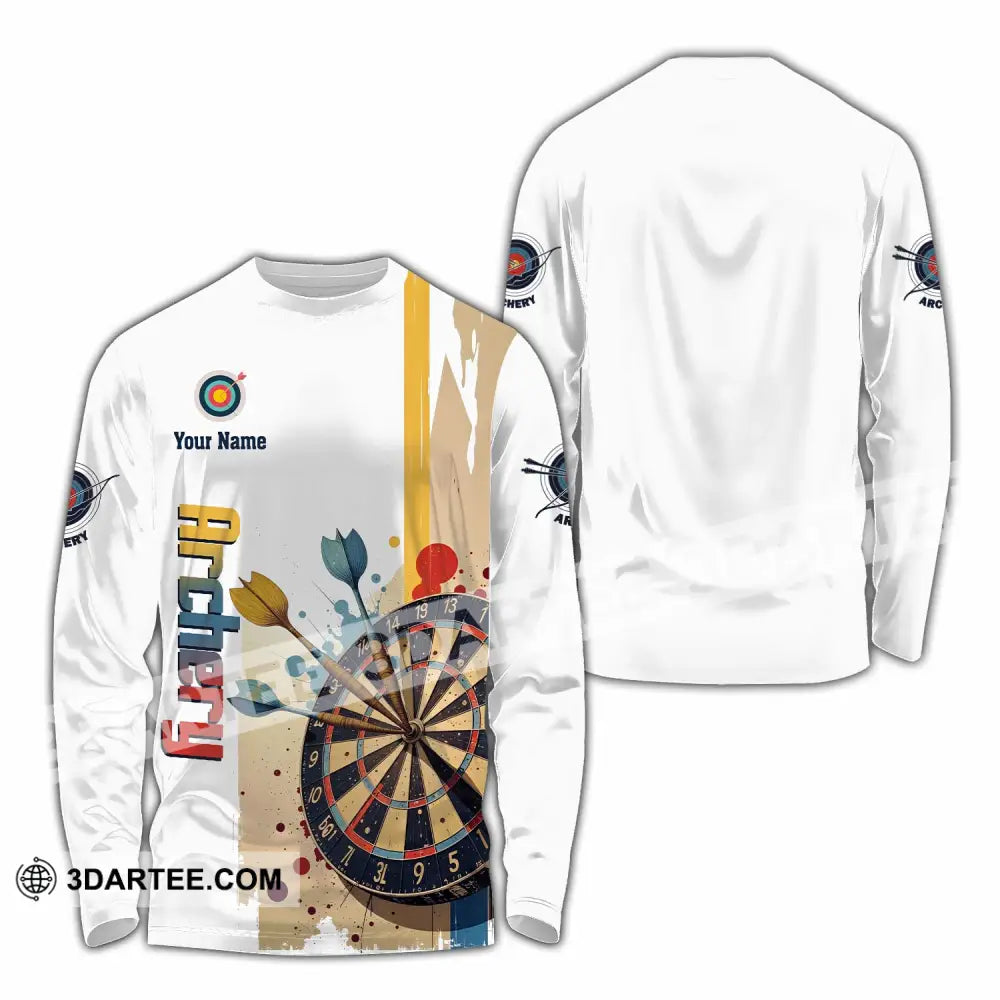 Unisex Shirt - Custom Archery 3D Shirt Long Sleeve Shirt / S T-shirt