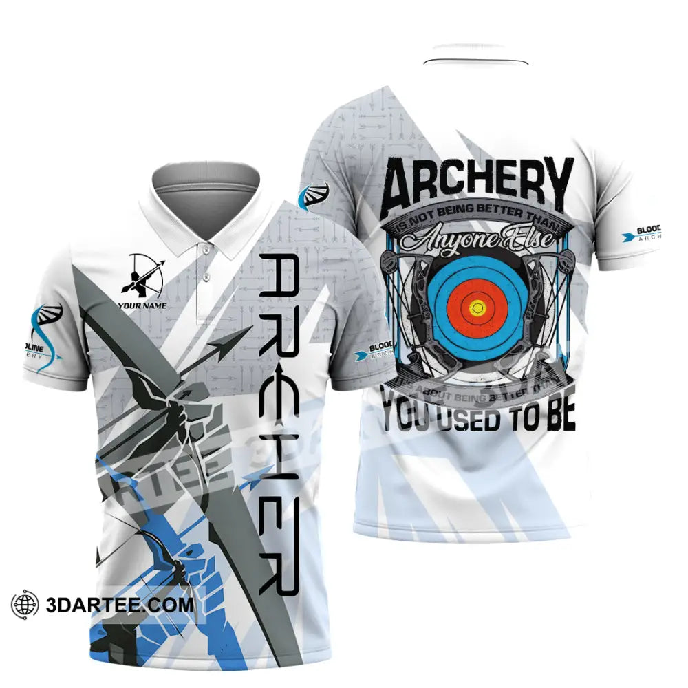 Unisex Shirt - Custom Archery 3D Shirt Polo Shirt / S T-shirt