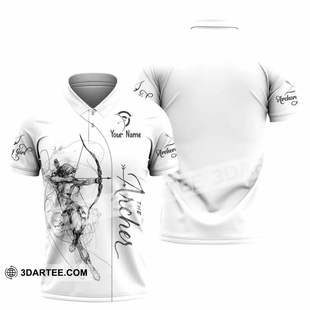 Unisex Shirt - Custom Archery 3D Shirt Polo Shirt / S T-shirt