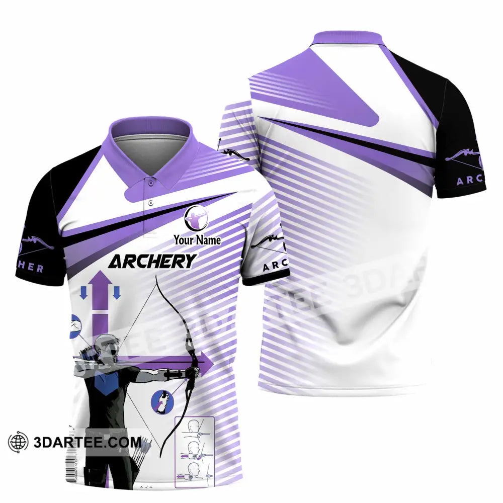 Unisex Shirt - Custom Archery 3D Shirt Polo Shirt / S T-shirt