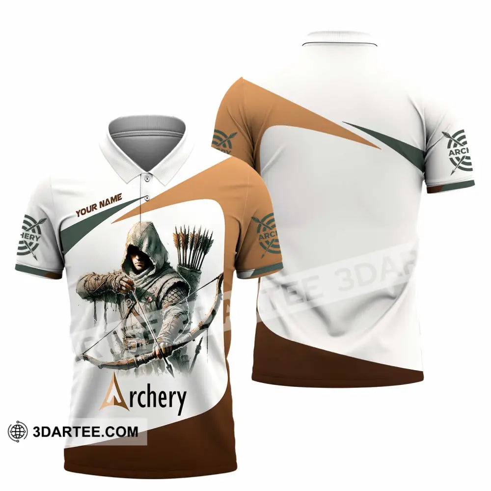 Unisex Shirt - Custom Archery 3D Shirt Polo Shirt / S T-shirt