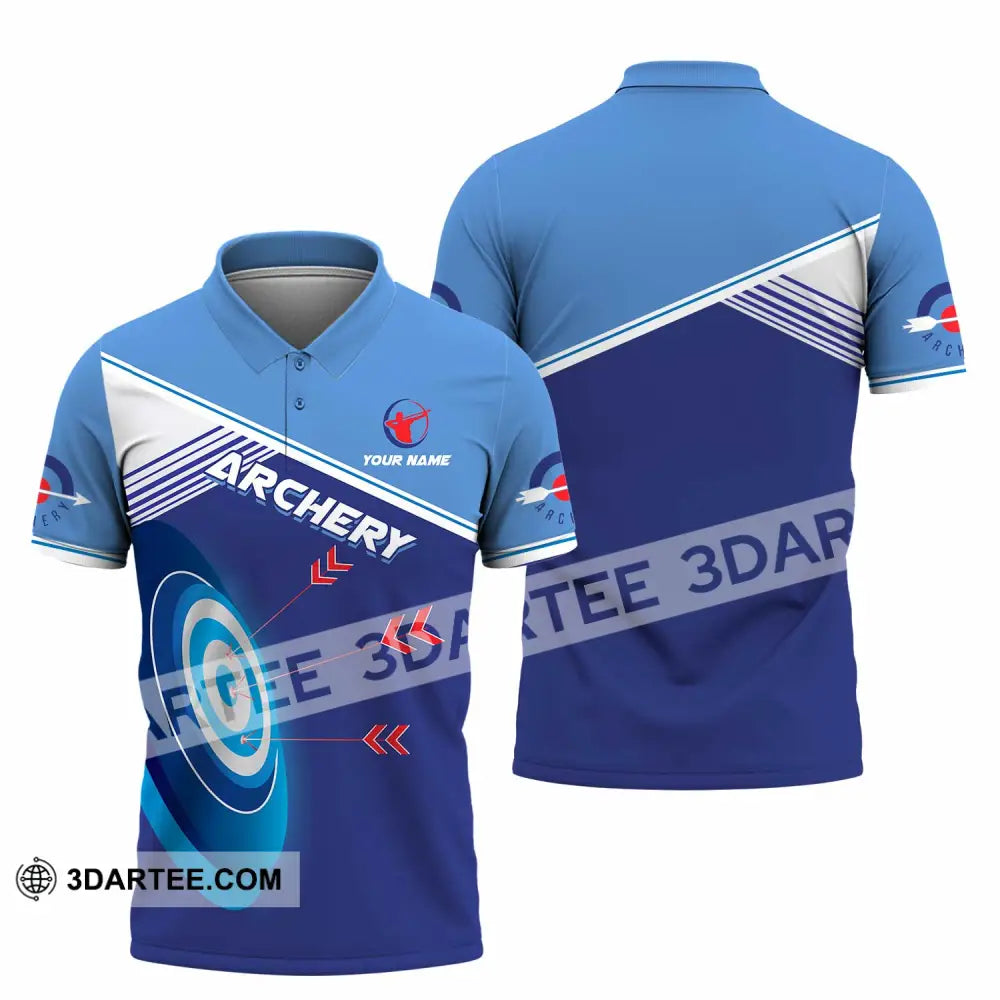 Unisex Shirt - Custom Archery 3D Shirt Polo Shirt / S T-shirt