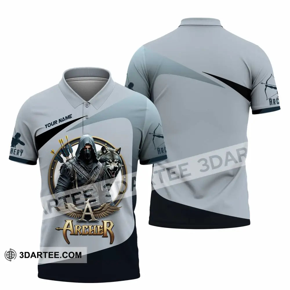 Unisex Shirt - Custom Archery 3D Shirt Polo Shirt / S T-shirt