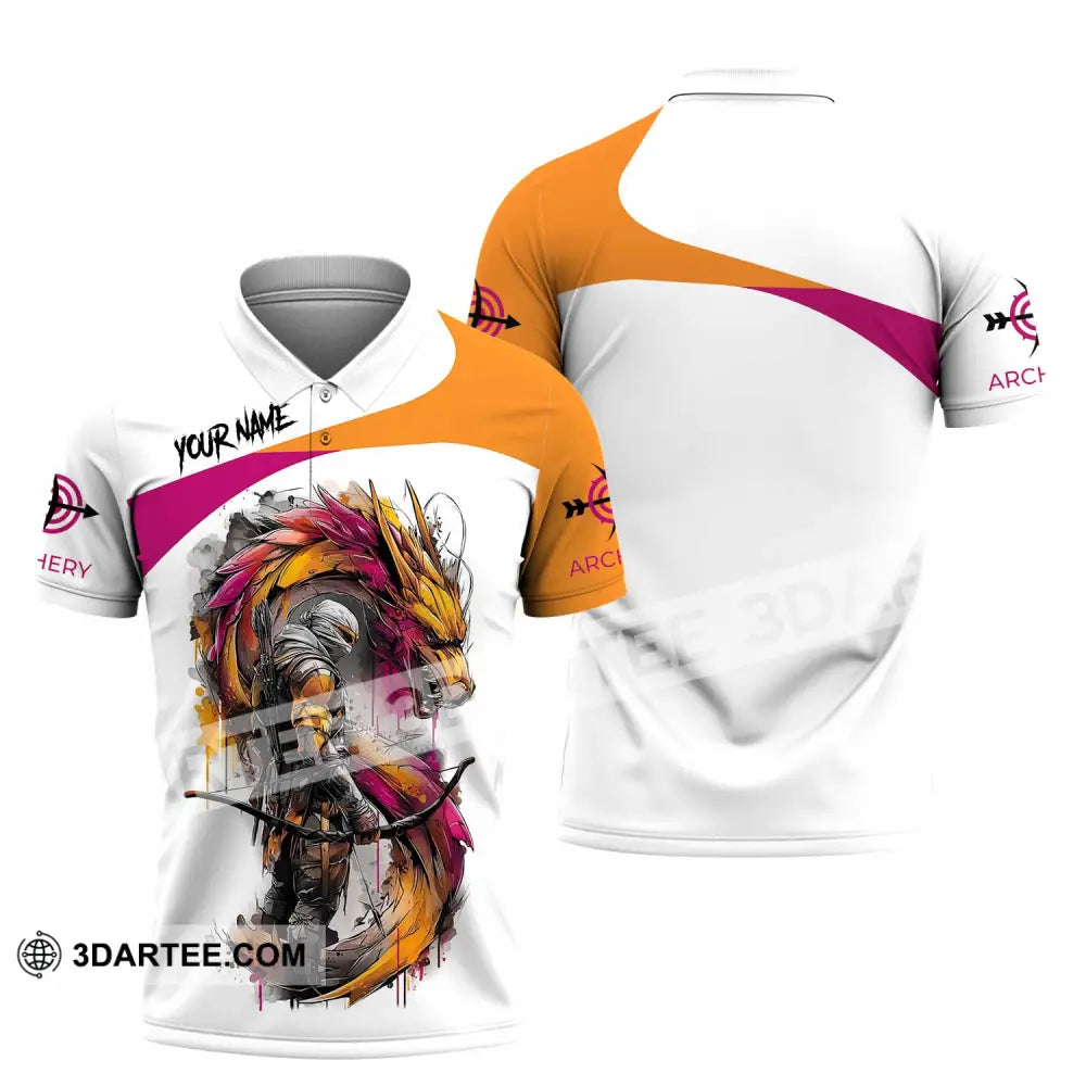 Unisex Shirt - Custom Archery 3D Shirt Polo Shirt / S T-shirt