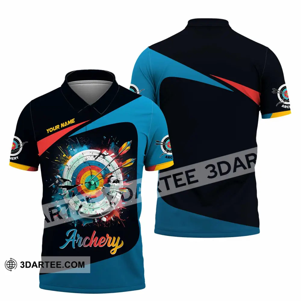 Unisex Shirt - Custom Archery 3D Shirt Polo Shirt / S T-shirt