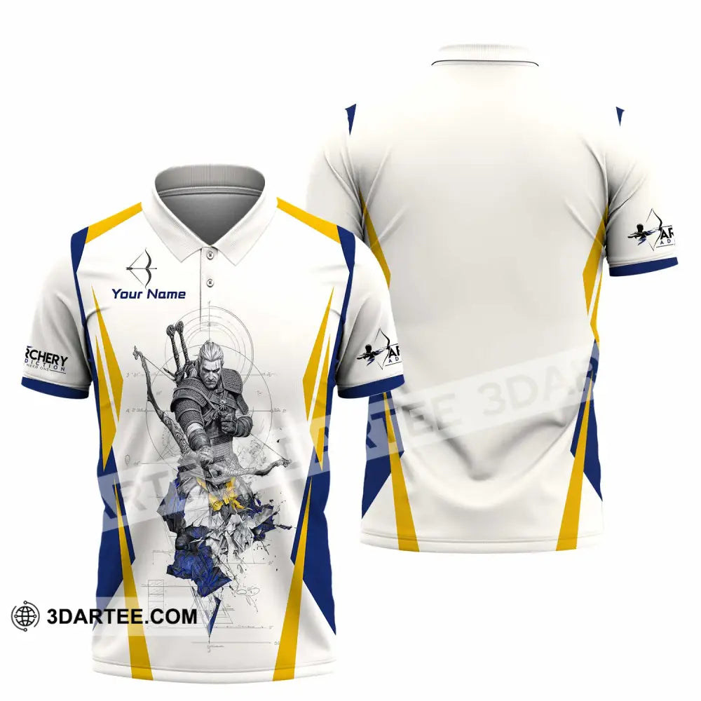 Unisex Shirt - Custom Archery 3D Shirt Polo Shirt / S T-shirt