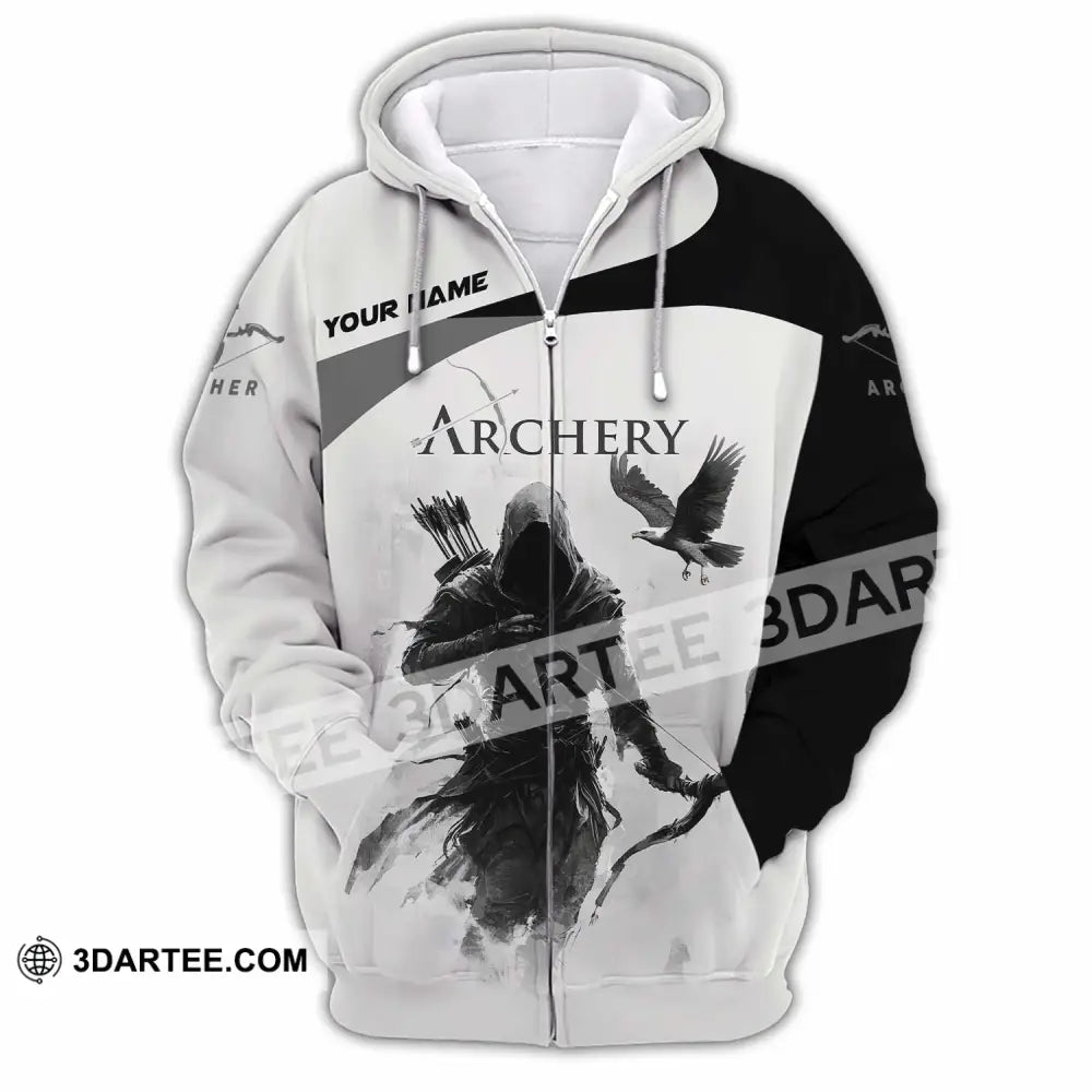 Unisex Shirt - Custom Archery 3D Shirt Zipper Hoodie / S T-shirt