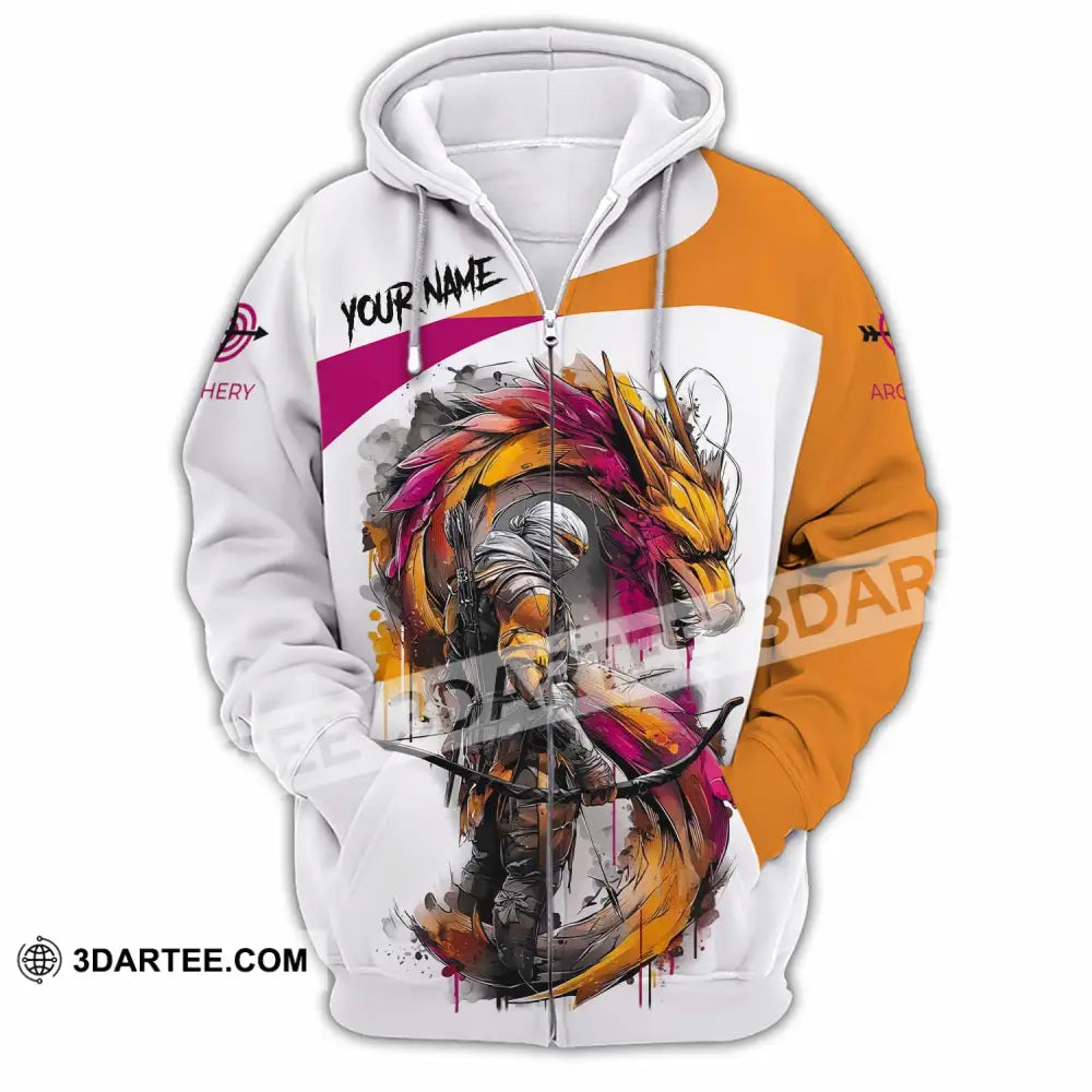 Unisex Shirt - Custom Archery 3D Shirt Zipper Hoodie / S T-shirt