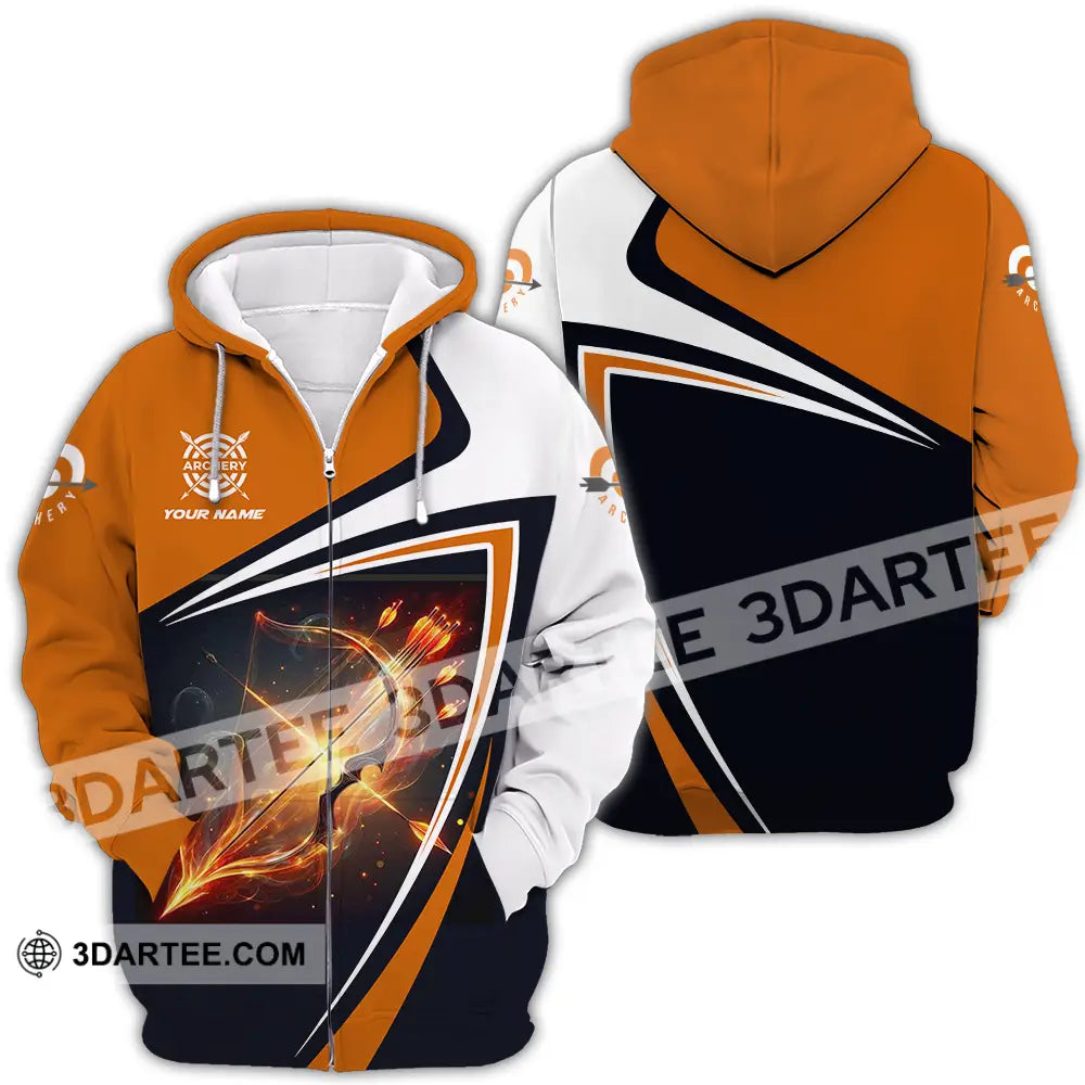 Unisex Shirt - Custom Archery 3D Shirt Zipper Hoodie / S T-shirt