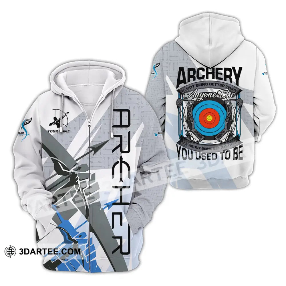 Unisex Shirt - Custom Archery 3D Shirt Zipper Hoodie / S T-shirt