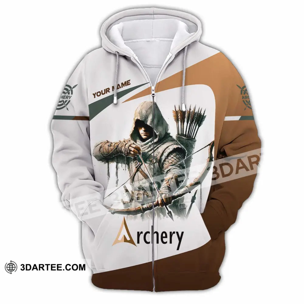 Unisex Shirt - Custom Archery 3D Shirt Zipper Hoodie / S T-shirt