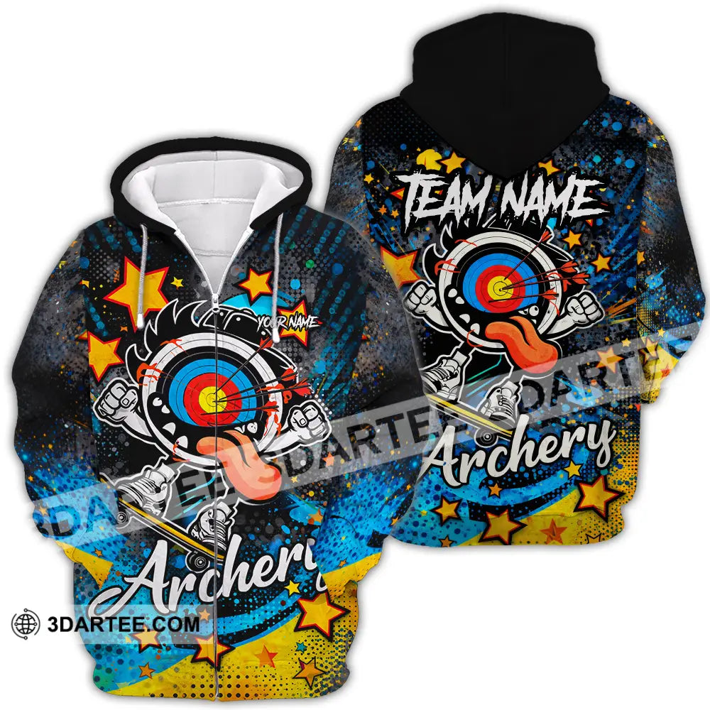 Unisex Shirt - Custom Archery 3D Shirt Zipper Hoodie / S T-shirt