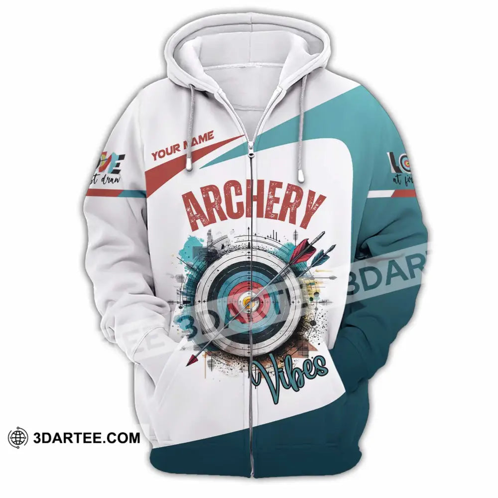 Unisex Shirt - Custom Archery 3D Shirt Zipper Hoodie / S T-shirt