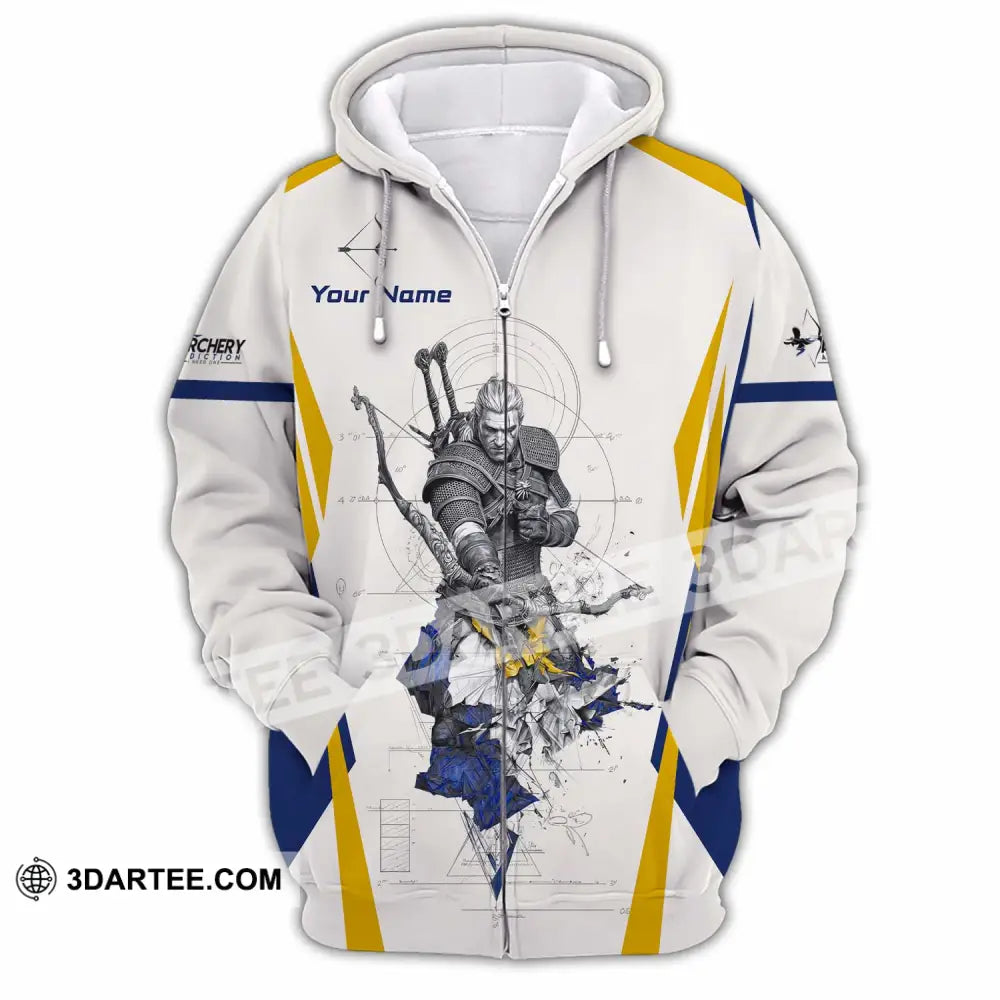 Unisex Shirt - Custom Archery 3D Shirt Zipper Hoodie / S T-shirt