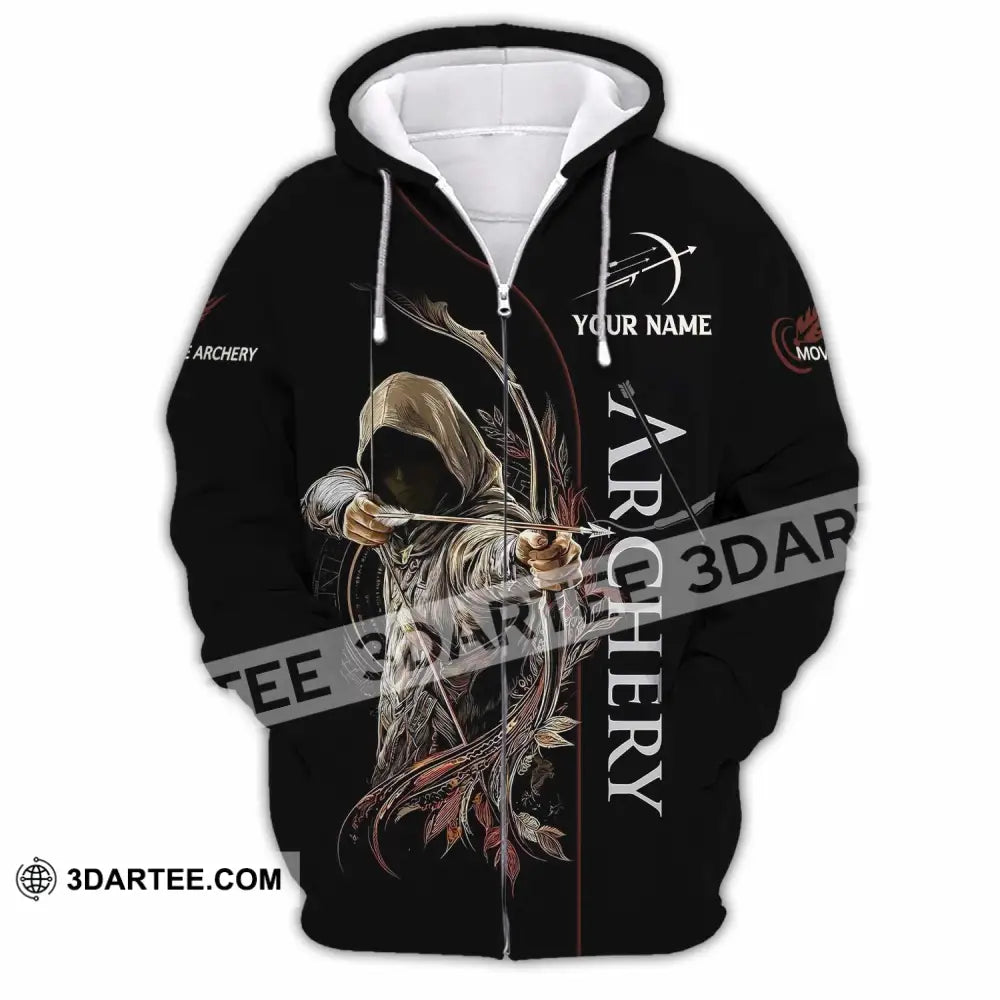 Unisex Shirt - Custom Archery 3D Shirt Zipper Hoodie / S T-shirt