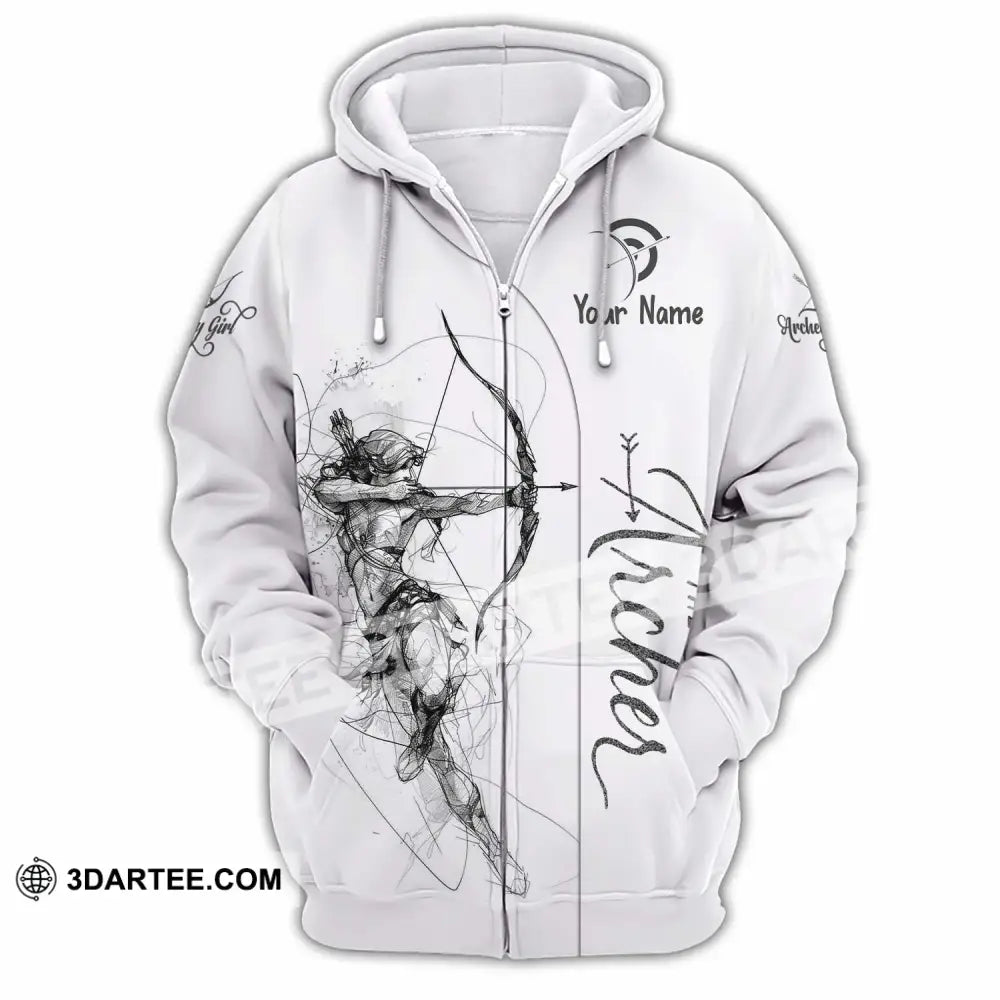 Unisex Shirt - Custom Archery 3D Shirt Zipper Hoodie / S T-shirt