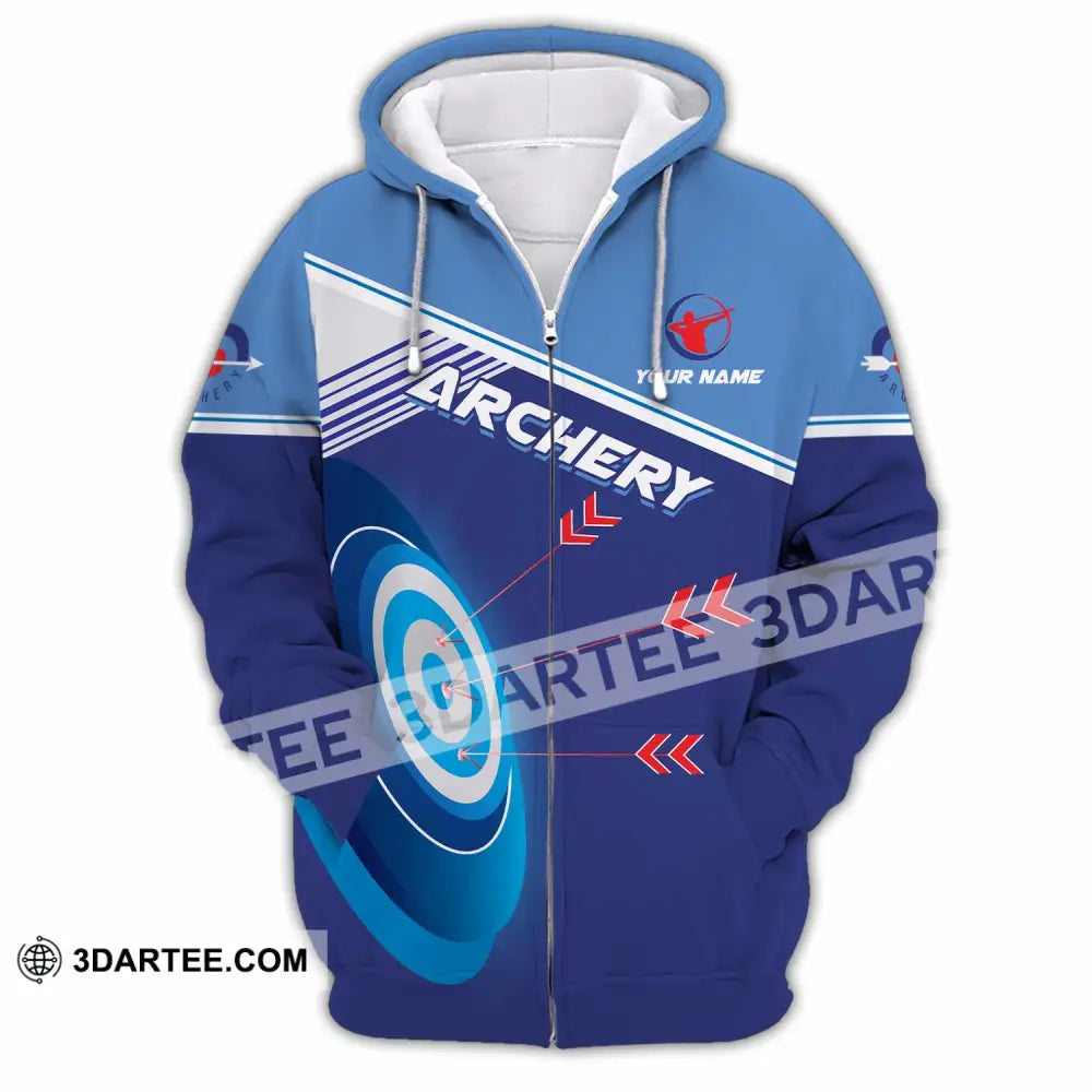 Unisex Shirt - Custom Archery 3D Shirt Zipper Hoodie / S T-shirt