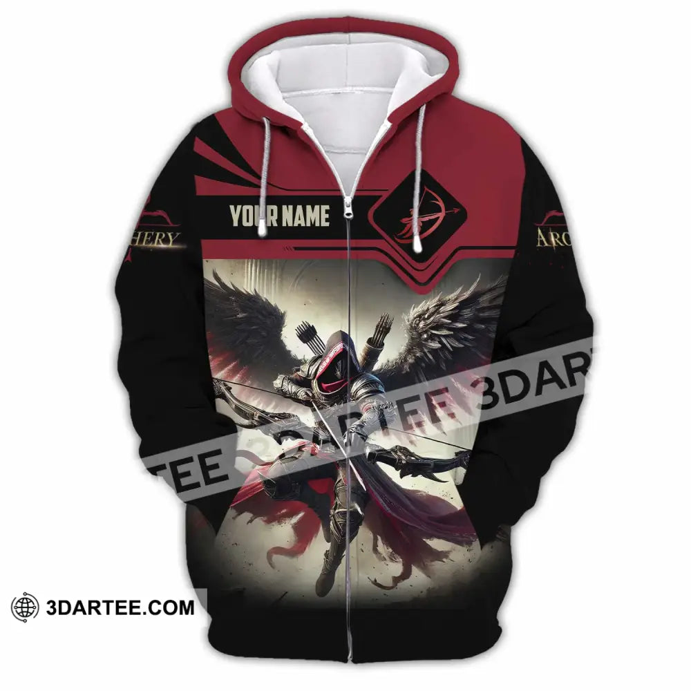 Unisex Shirt - Custom Archery 3D Shirt Zipper Hoodie / S T-shirt