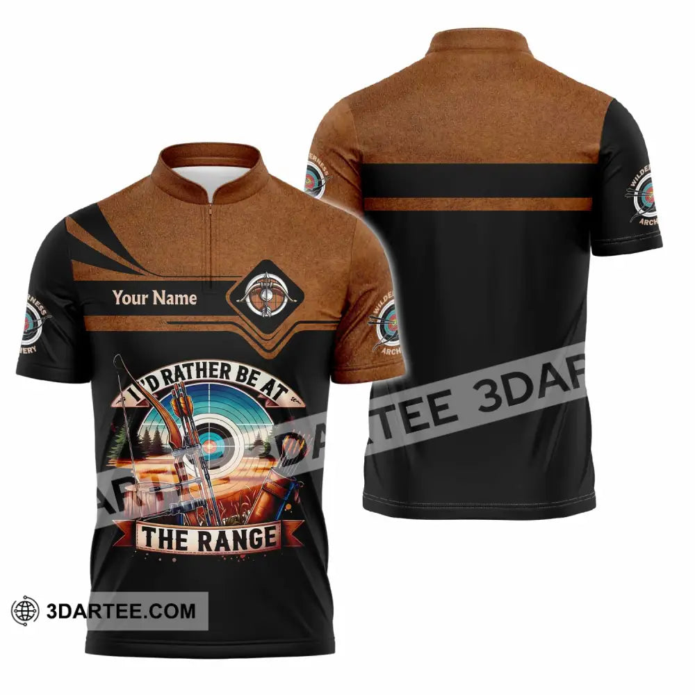 Unisex Shirt - Custom Dart 3D Shirt Zipper Polo Shirt / S T-shirt