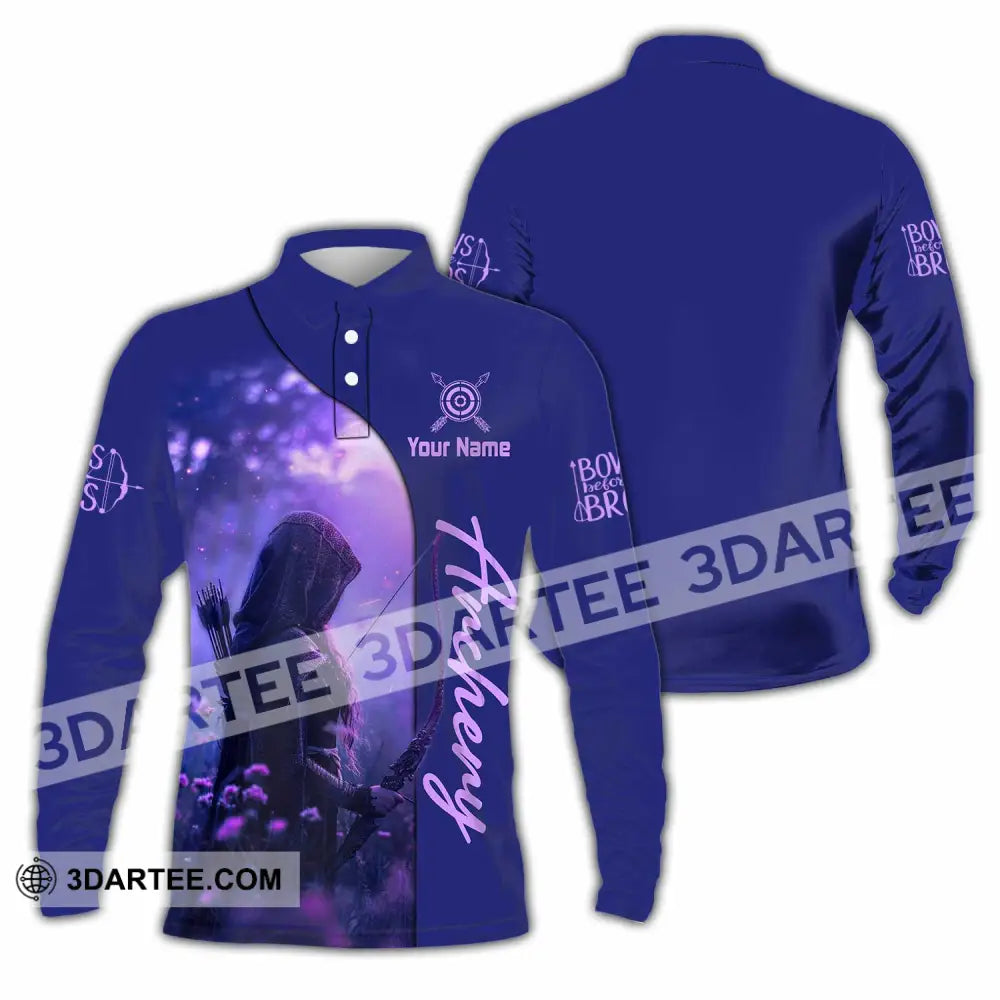 Unisex Shirt - Custom Archery Shirt - Long Sleeve Polo / S - T-shirt