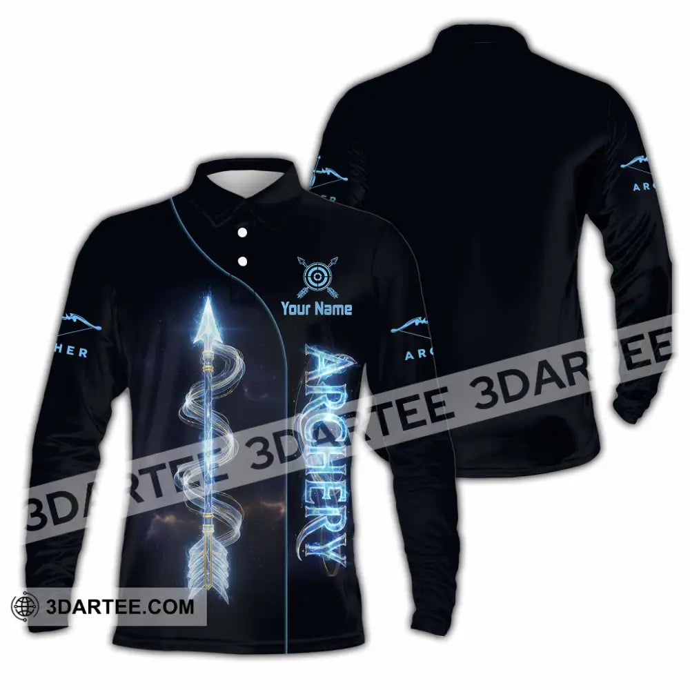 Unisex Shirt - Custom Archery Shirt - Long Sleeve Polo / S - T-shirt