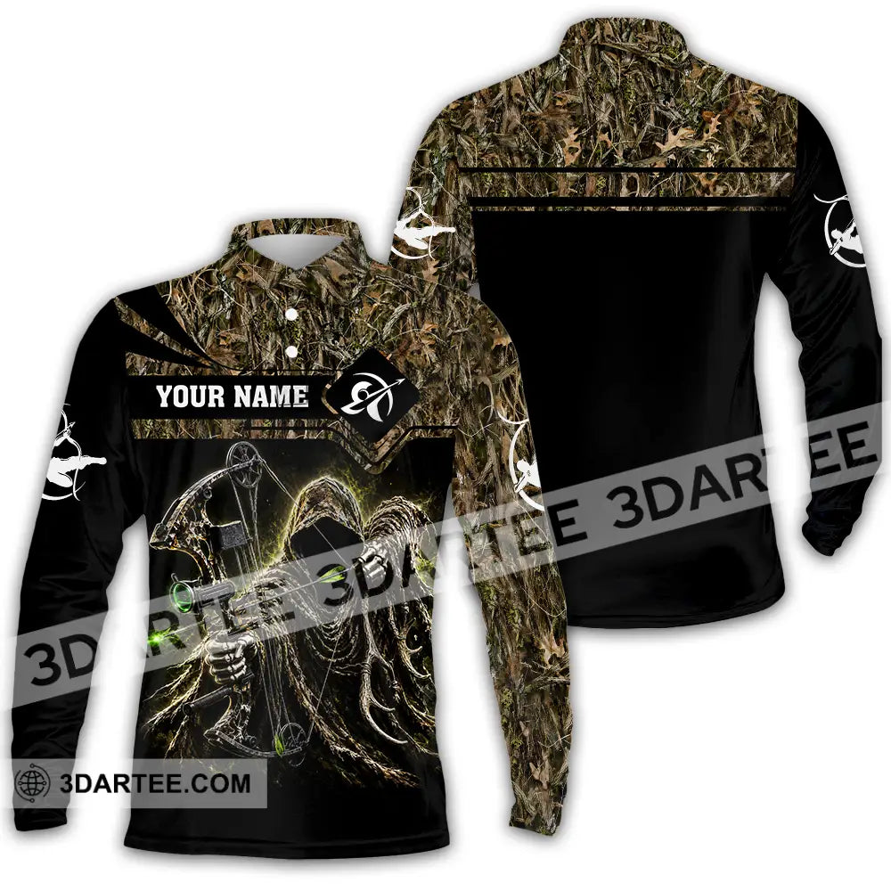 Unisex Shirt - Custom Archery Shirt - Long Sleeve Polo / S - T-shirt