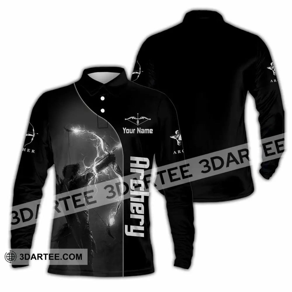 Unisex Shirt - Custom Archery Shirt - Long Sleeve Polo / S - T-shirt