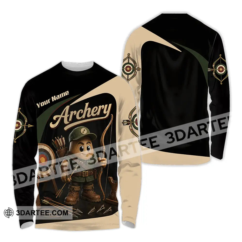 Unisex Shirt - Custom Archery Shirt - Long Sleeve Shirt / S - T-shirt