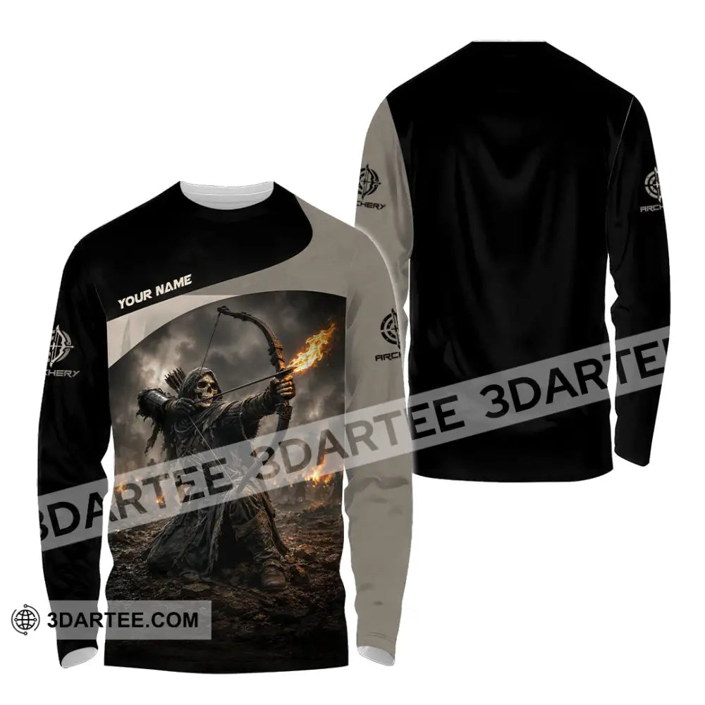 Unisex Shirt - Custom Archery Shirt - Long Sleeve Shirt / S - T-shirt