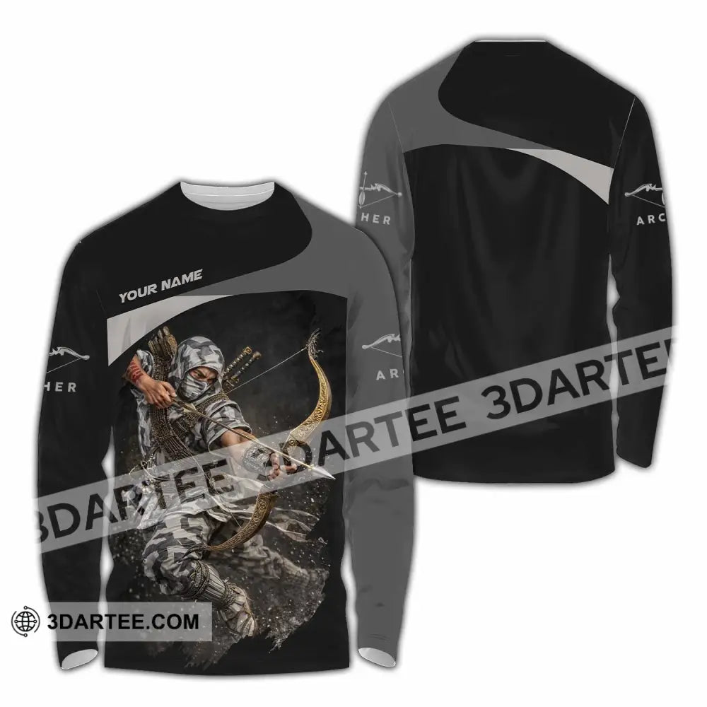 Unisex Shirt - Custom Archery Shirt - Long Sleeve Shirt / S - T-shirt