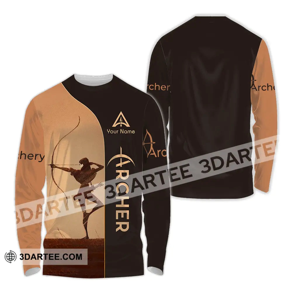 Unisex Shirt Custom Archery Shirt Long Sleeve Shirt / S T shirt