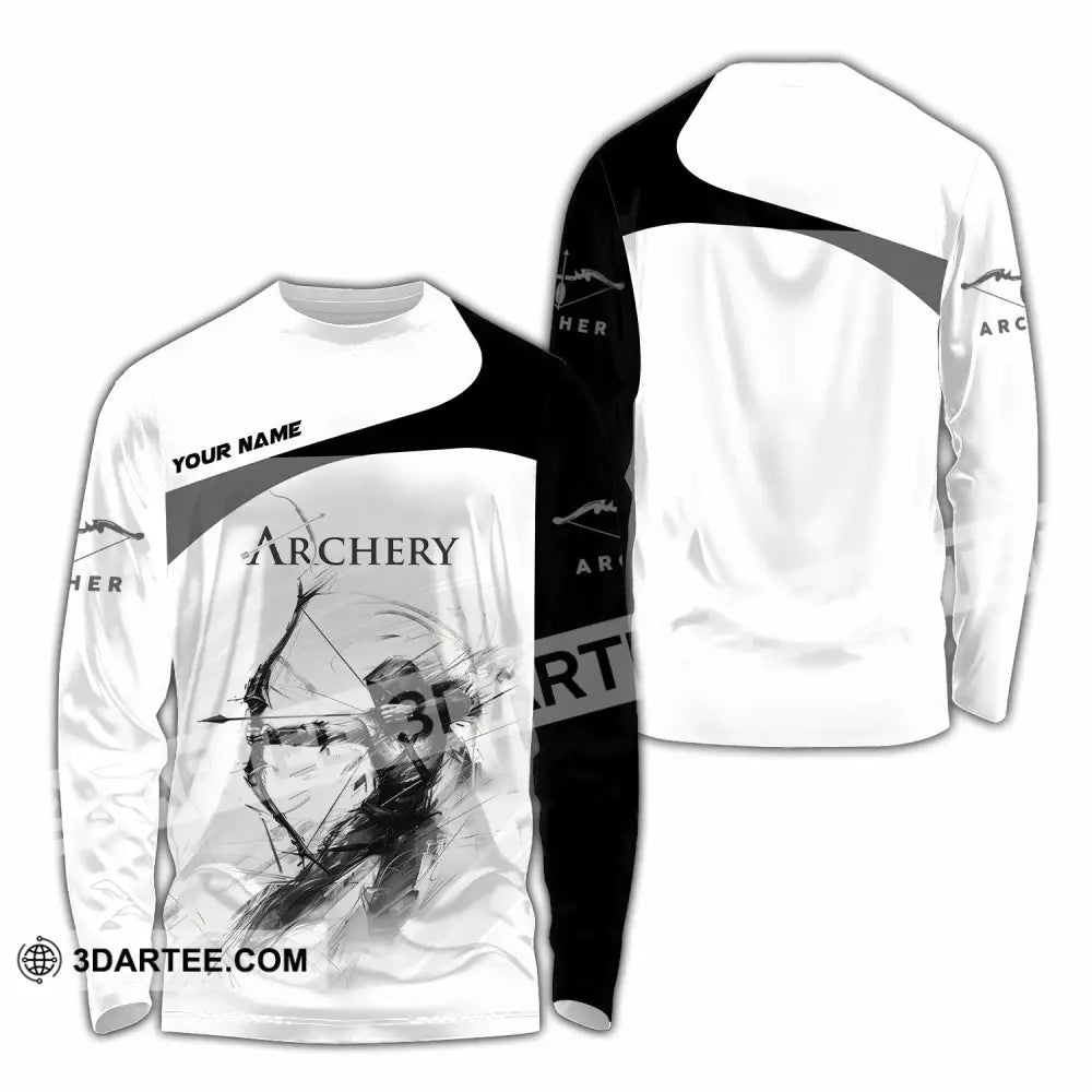 Unisex Shirt Custom Archery Shirt Long Sleeve Shirt / S T shirt