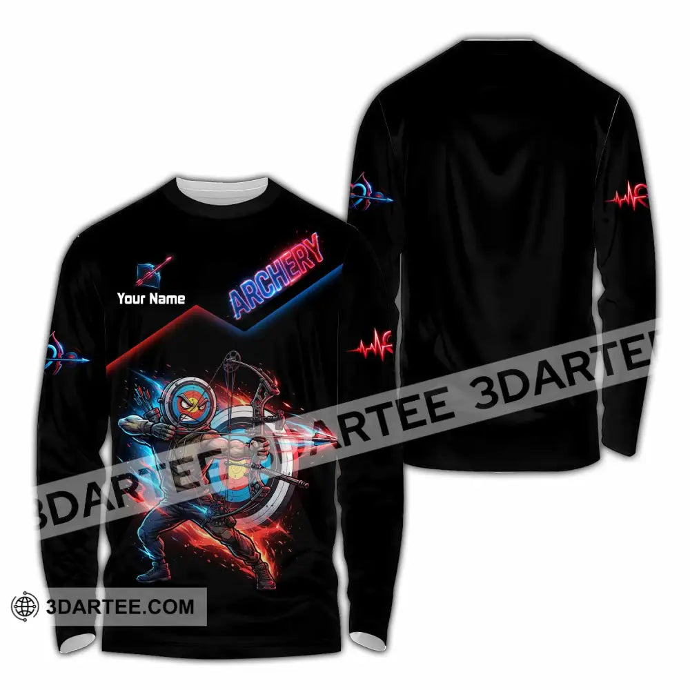 Unisex Shirt - Custom Archery Shirt - Long Sleeve Shirt / S - T-shirt