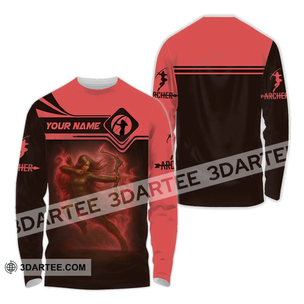Unisex Shirt Custom Archery Shirt Long Sleeve Shirt / S T shirt