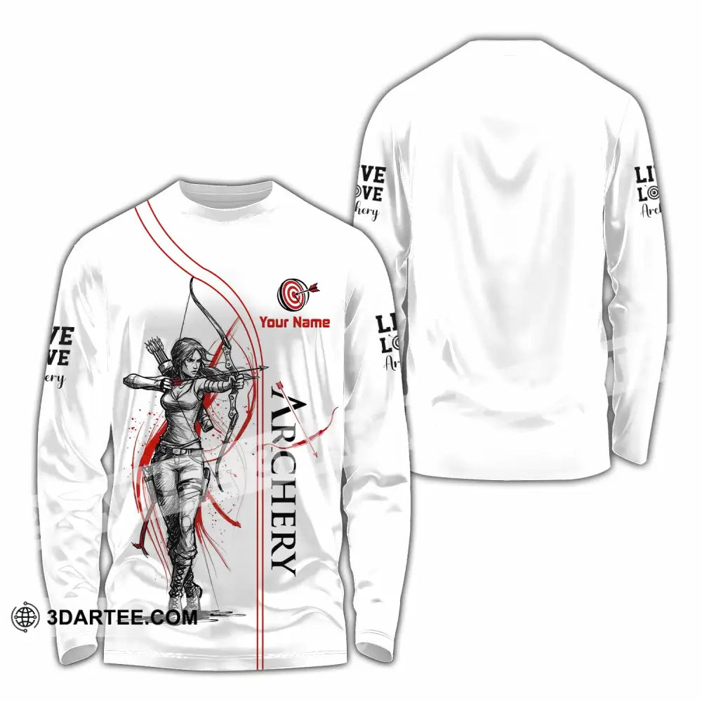Unisex Shirt - Custom Archery Shirt - Long Sleeve Shirt / S - T-shirt
